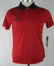 Florida Atlantic University NCAA Adidas Women's Red Short Sleeve Button-Up Polo