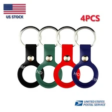 4 Pack Waterproof Airtag Keychain Holder - Compatible with Apple GPS Tracker