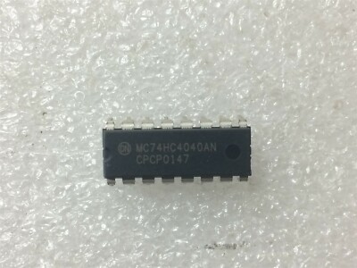 MC74HC4040AN ON SEMI 74HC4040N IC COUNTER RIPPLE 12STAGE 16PDIP 10 PIECES