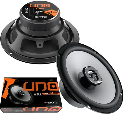 HERTZ X 165 Mm Par De Altavoces Coaxiales 2 Vías Cajas De Auto 165 Mm 220W - Imagen 1 de 4