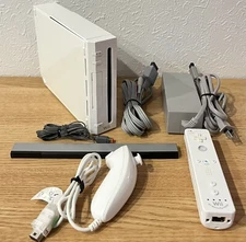 Nintendo Wii Video Game System Console with Accessories Japan Tested