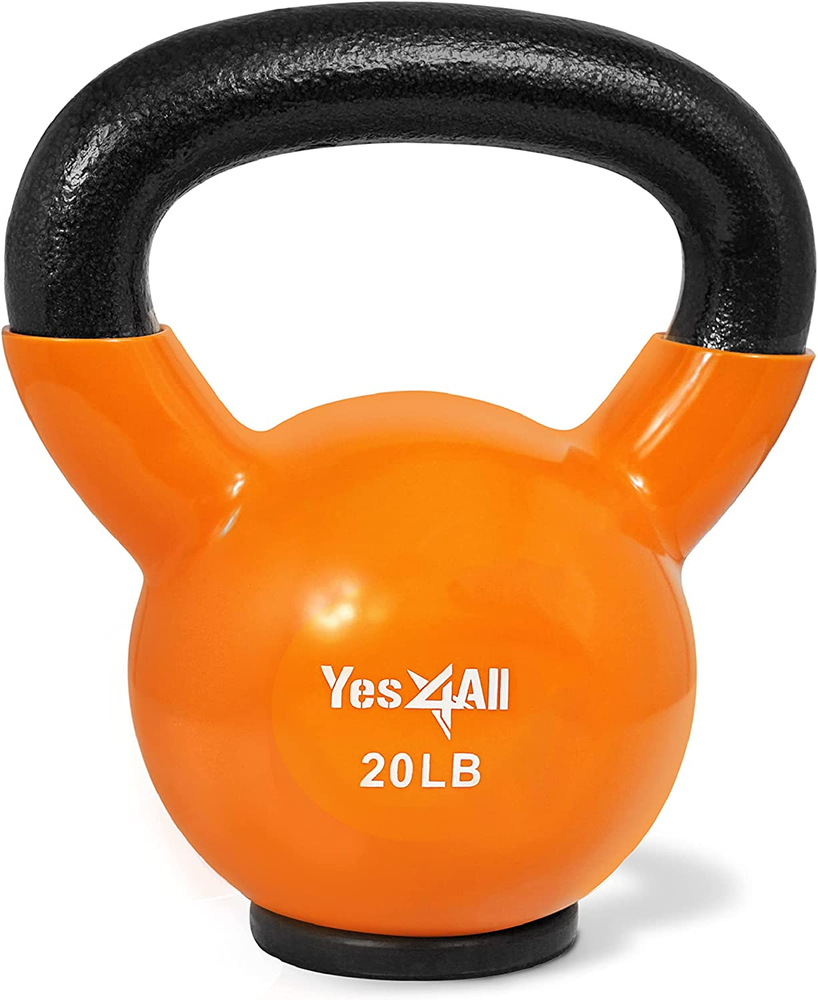 Kettlebells Rubber Base, Kettlebell Set for Women, Strength Training Kettlebells