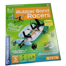 Rubber Band Racers 5-in-1 STEM Experiment Kit...