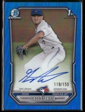 2026 Bowman Gage Stanifer Chrome Prospect Autographs Blue Refractor #/150