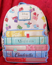 Image of Loungefly Disney Princess Books Classics Mini Backpack NWT