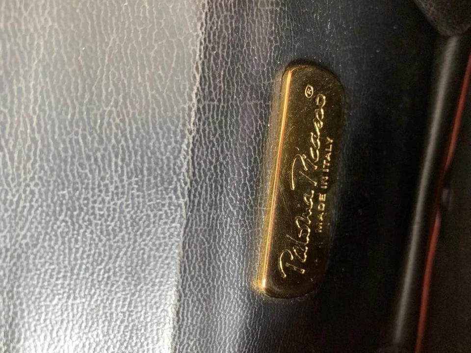 Paloma Picasso Antiguo Libro Bolso sin asas Bolsa Cartera en Rojo USADO Buen Estado Foto 4 de 4