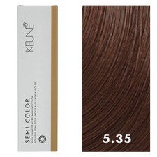 3 PACKS Keune Semi Color 5.35 Light Golden Mahogany Brown 2oz. CANADA FAST SHIP