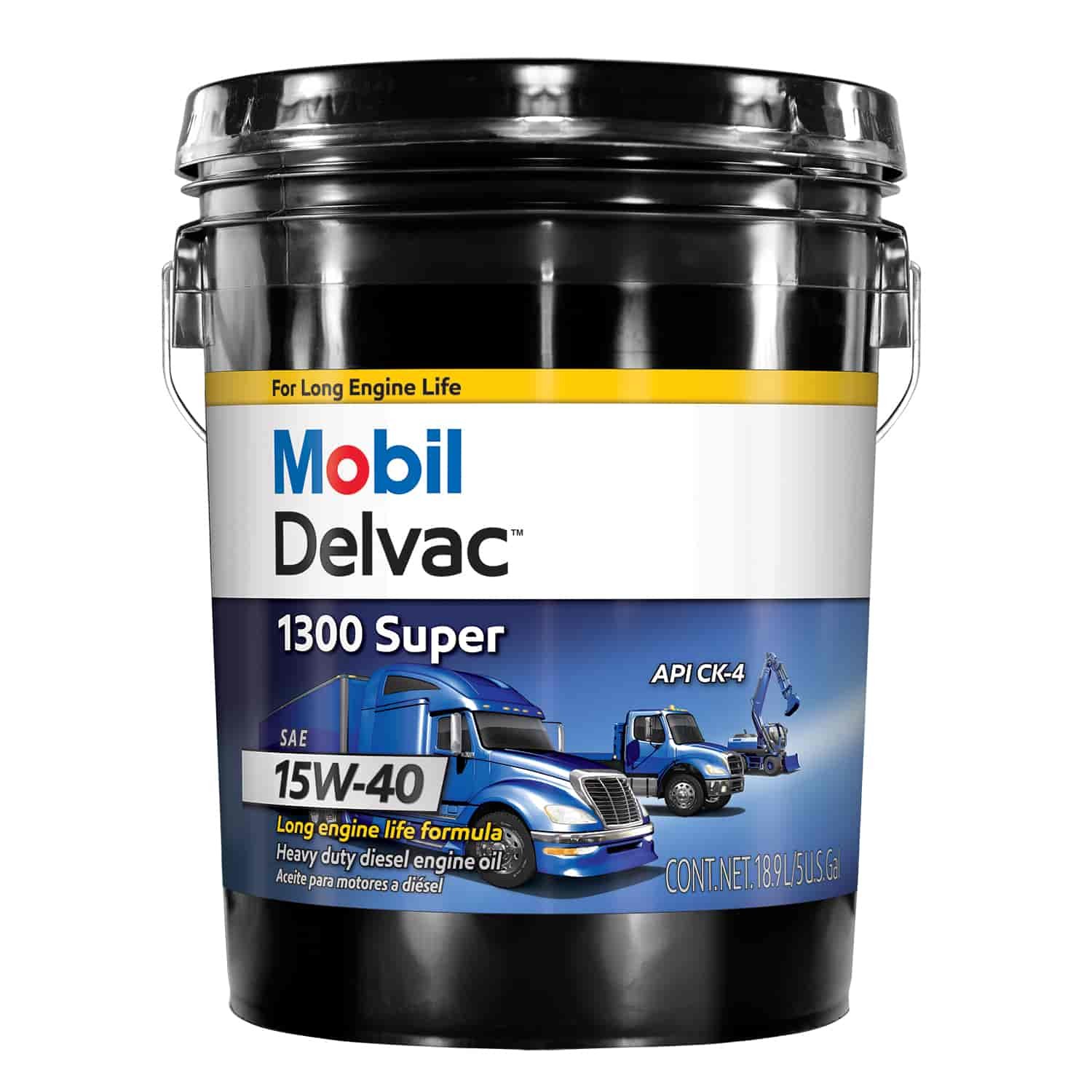 Mobil 1 122491 Delvac 1300 Super 15W-40 Synthetic Blend Dies