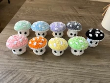 Crochet Mini Mushroom Stuffed Animal Amigurumi