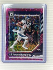 2024 Donruss Optic- Lil’Jordan Humphrey #60 Pink Velocity /80, Denver Broncos