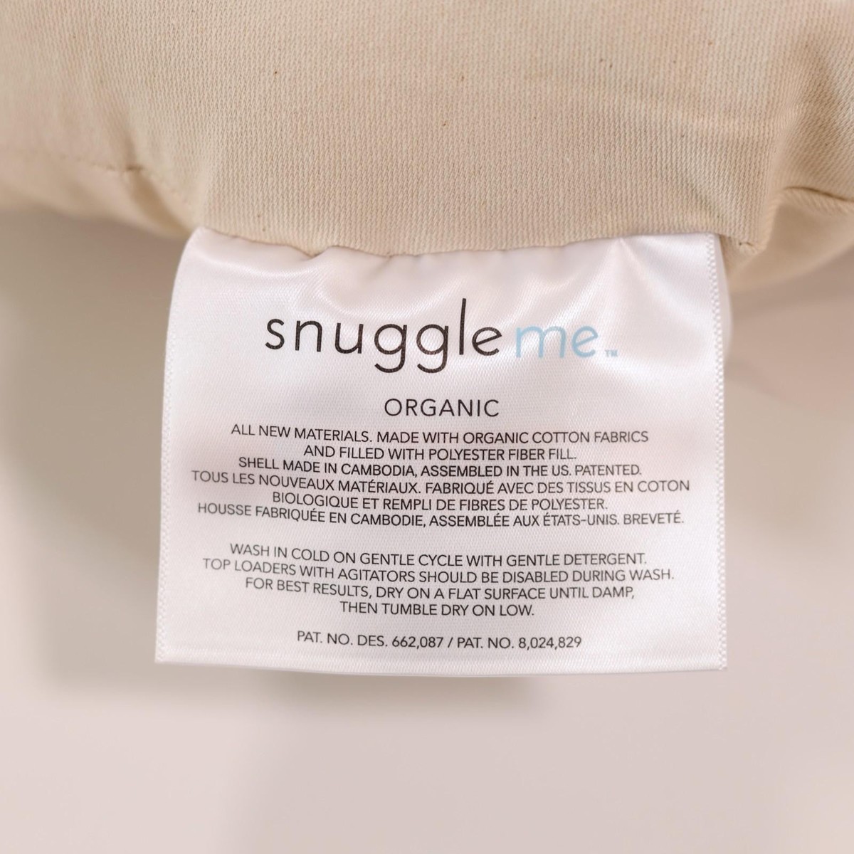 Snuggle Me Organic Infant Natural Lounger | eBay