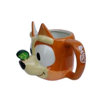 NWT Zak Designs BINGO With Walking Leaf On Nose Sculpted 15 Oz Mug