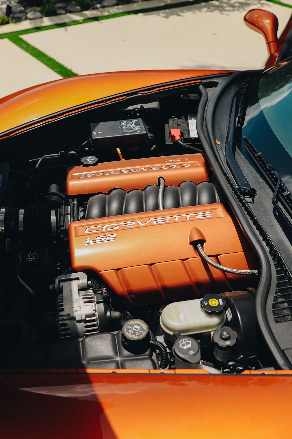 2007 Orange Chevrolet Corvette   | C6 Corvette Photo 2
