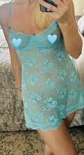 Victoria s Secret Real Sheer Lace Babydoll Lingerie Size 34B