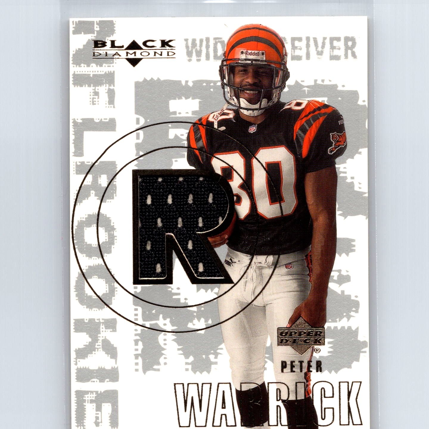 Peter Warrick Upper Deck Black Diamond #169 Rookie Jersey