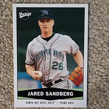 Upper Deck 2004 Jared Sandberg #237 Tampa Bay Devil Rays Baseball Card