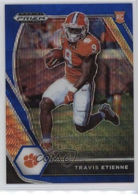 2021 Panini Prizm Draft Picks Blue Wave /249 Travis Etienne #107 Rookie RC 0hk3