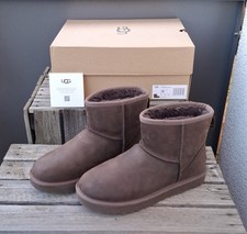 Top UGG Classic Mini Braun 40 FettLeder Boots W1016558 US:9, UK:7 Neuwertig OVP