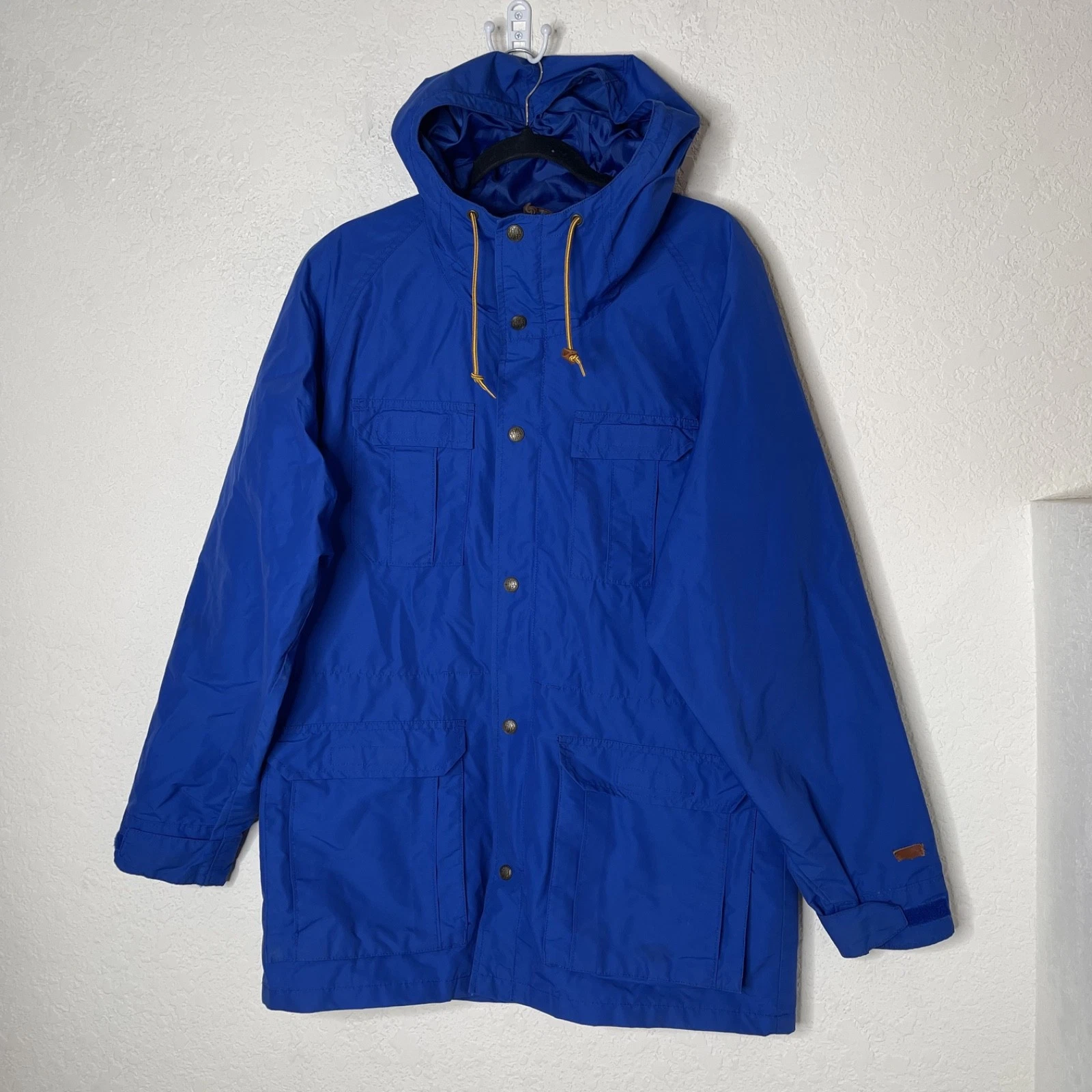 Levi's Parka Hooded Windbreaker Jacket Size L Blue Unisex Front Pockets
Opens in a new window or tab
