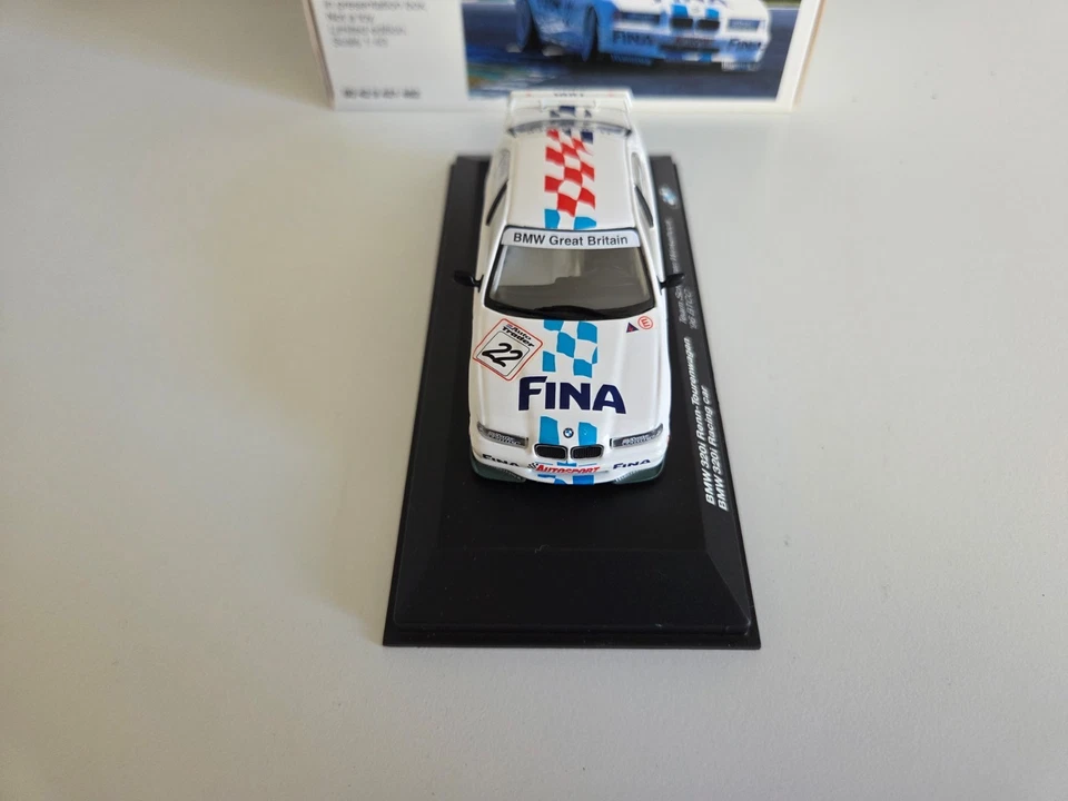 Minichamps 1/43 Schnitzer BMW 320i J. Winkelhock - #22 BTCC 1996 - Rivenditore - Immagine 2 di 4