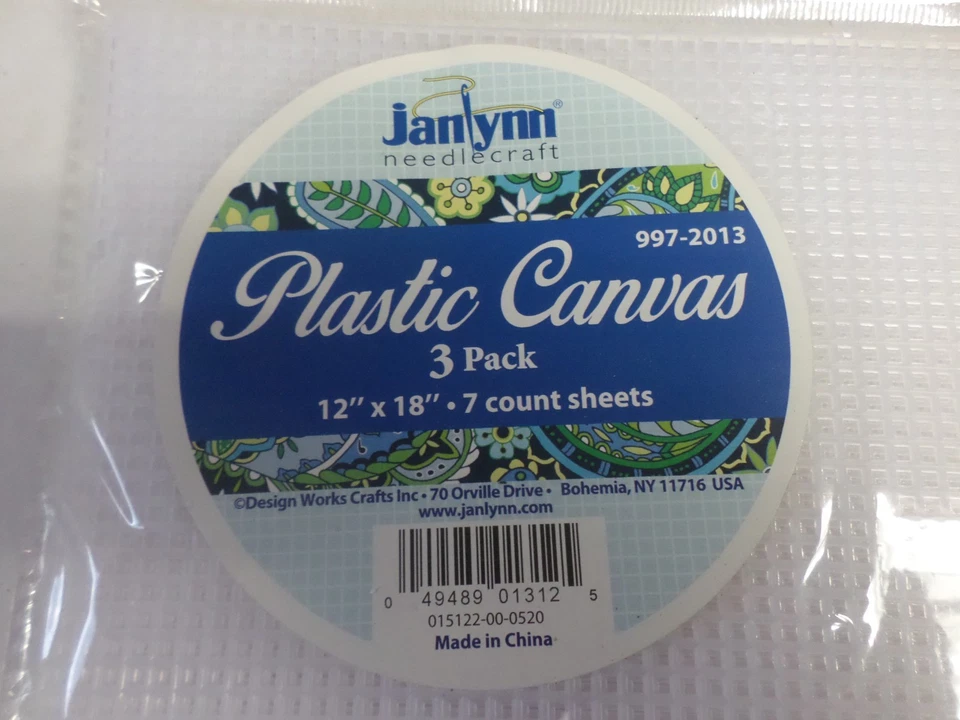 Plastic Canvas Sheets 3-Pack (12"x18" 7-Count) - Image 2 of 2