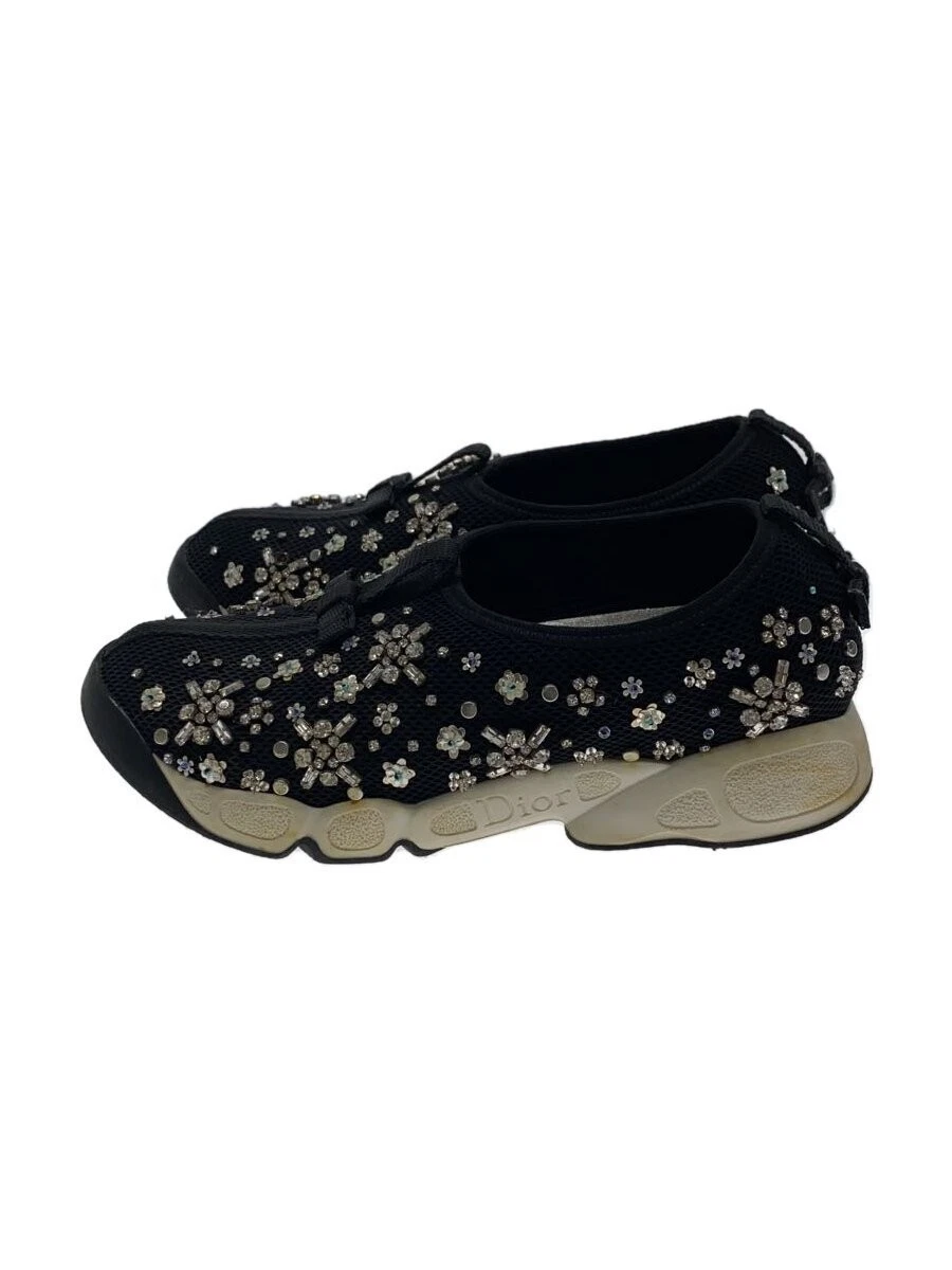 Baskets basses Christian Dior Fusion noires style occasion 24 cm