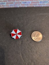 Resident Evil Enamel Pin Of "The Umbrella Corporation" Biohazard Symbol