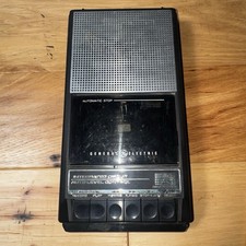 Vintage GE General Electric 3-5015D Portable Cassette Recorder Battery Op Tested