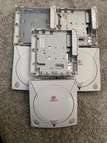 Lot of 3 Sega Dreamcast OEM Empty Console Shells