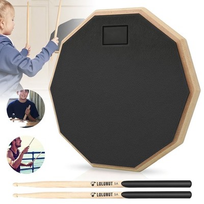 Practice Pad 12'' Übungspad Gummi Schlagzeug Drumpad Drums Percussion Trommel