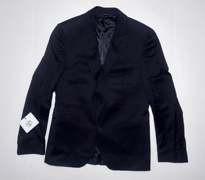 Hermès Men s Veste Uniforme Vendeur Blazer Marine Navy Wool Super 110 NWT Italy