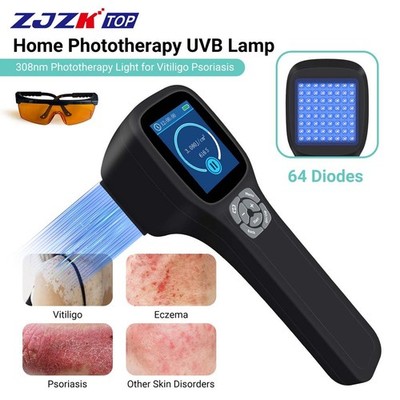Medical 308nm Excimer UVB Light 64Diodes for Skin Disorders  Targeted Therapy