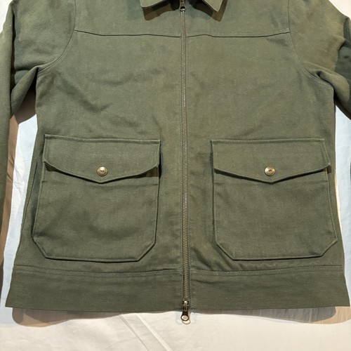 Taylor Stitch Mechaniker Jacke Boss Duck Decke gefüttert Gr. 36 grün Hanf - Bild 5 von 18