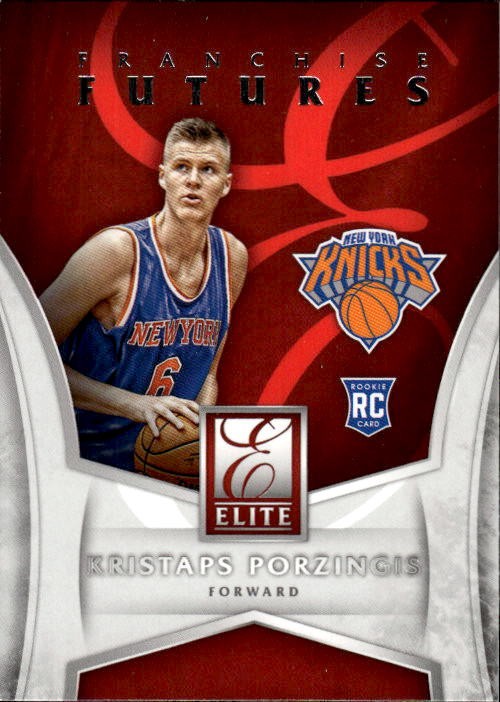 2015-16 Donruss Kristaps Porzingis #4 Elite Franchise Futures New York 20I