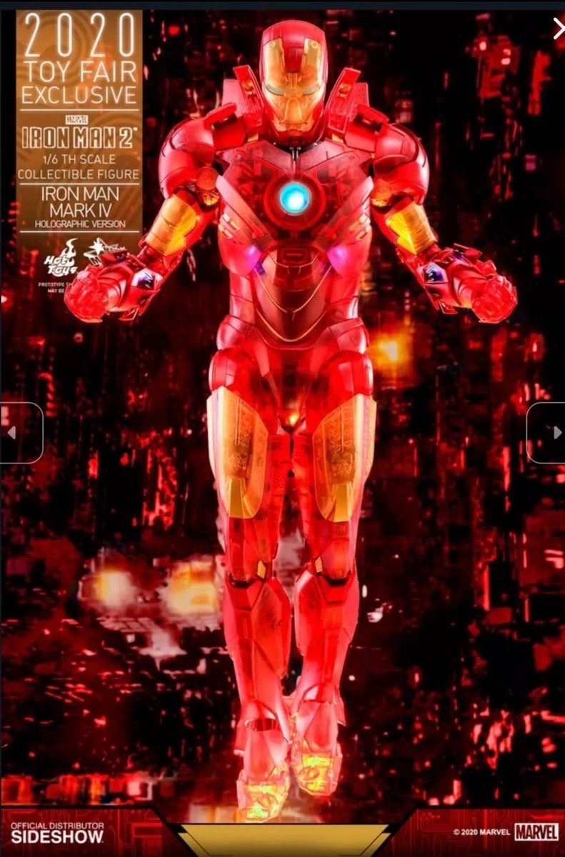 Hot Toys Iron Man 2 - Neon Tech Iron Man Mark IV 1/6th Scale Hot Toys Iron Man 2 - Neon Tech Iron Man Mark IV 1/6th Scale