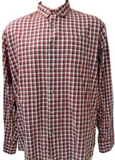 Wrangler Men s Extra Large XL Plaid Long Sleeve Button Down Shirt NWT