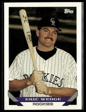 Eric Wedge *ROOKIE CARD* (RC) 1993 Topps #486. rookie card picture