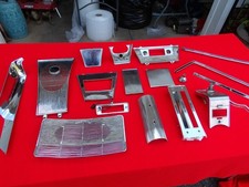 Vintage 63 65 Buick Riviera Custom Rechrome 18 Pcs Lot Interior Chrome Parts Wow