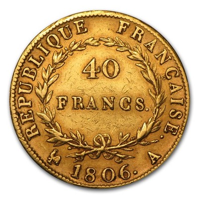 1806-1813 France Gold 40 Francs Napoleon I Avg Circ | eBay