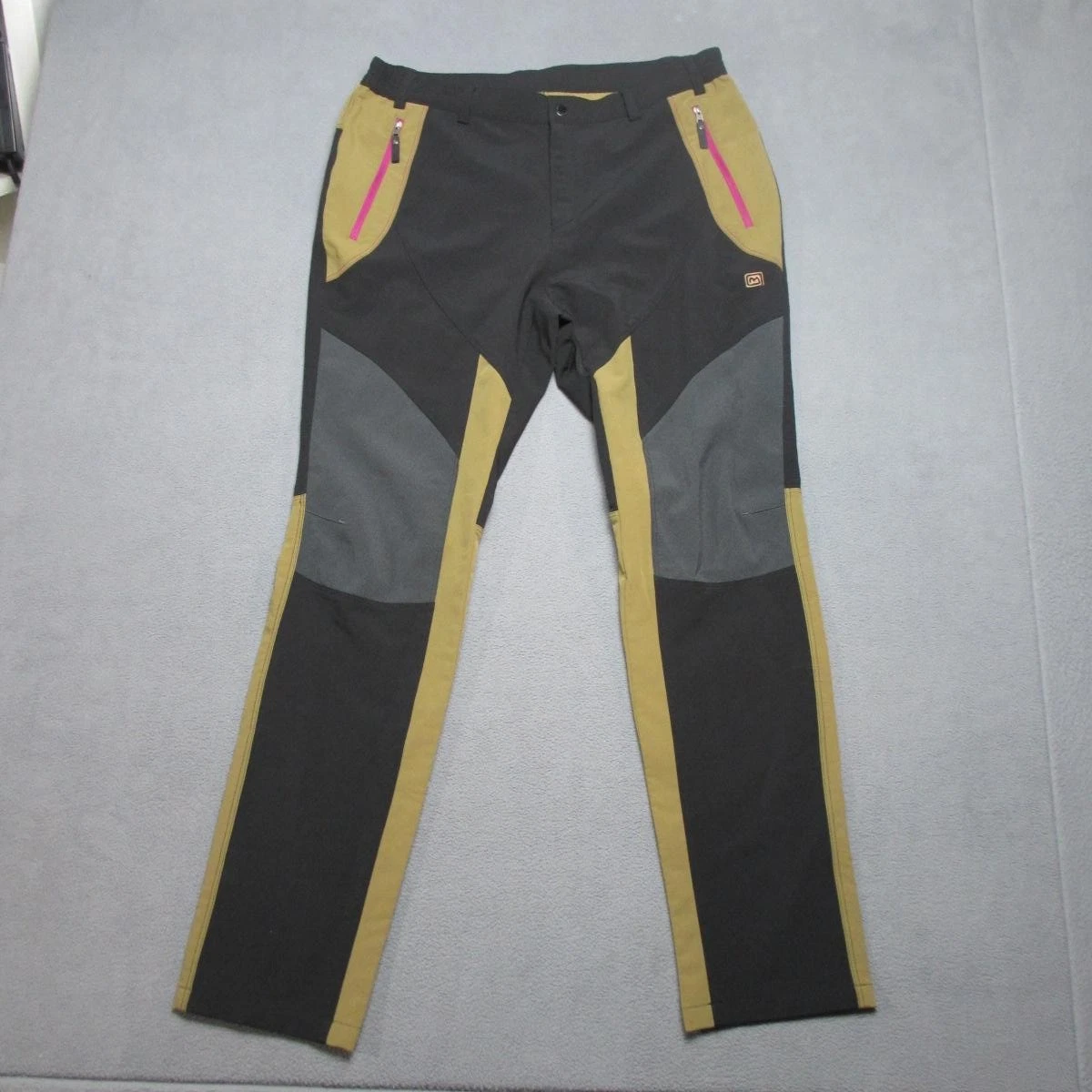 Mountia Pants Mens 33 Black Khaki Softshell Hiking Trekking Colorblock Stretch
Opens in a new window