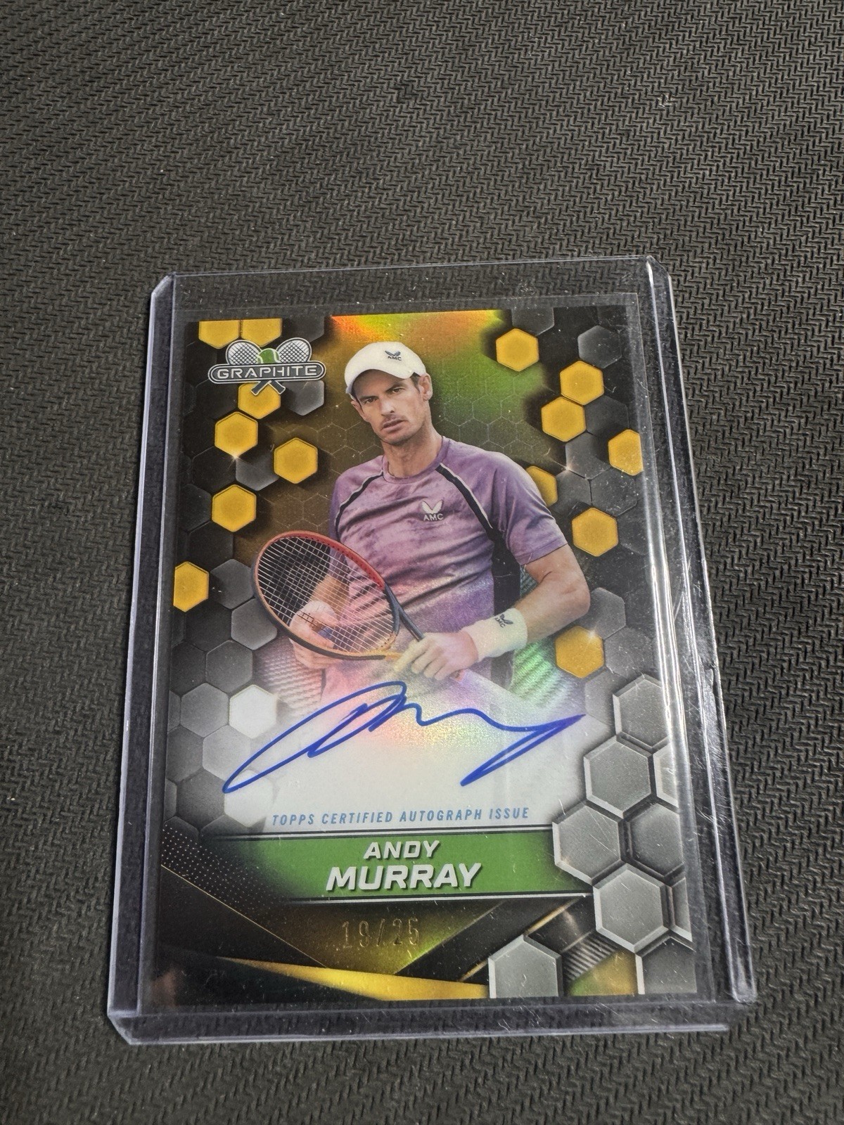 Andy Murray #GS-AMY Tennis Cards 2024 Topps Graphite Signature trading card — raw and PSA graded price guide
