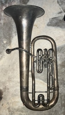 Vintage Conn Baritone Horn with Vincent Bach Corp.,New York #6 Mouthpiece