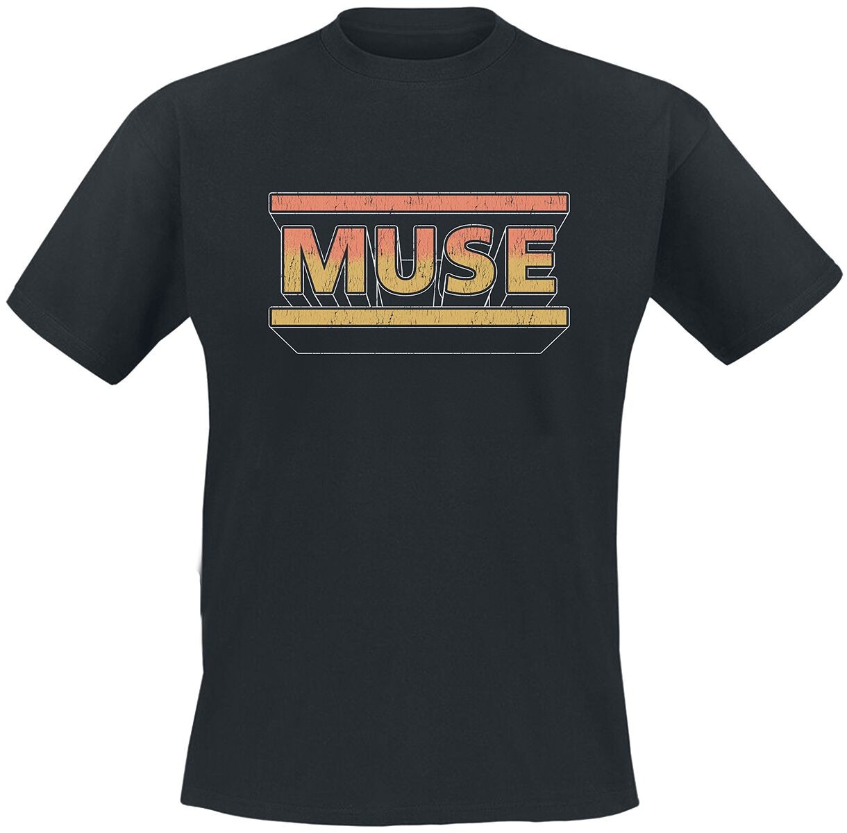 Футболка Muse Herren с 3D-логотипом Muse schwarz Band-Товары, Группы