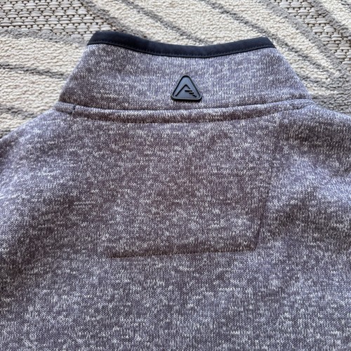 Antigua NFL Men's Buffalo Bills Charcoal Quarter-Zip Pullover Sweater Size Large - 第 5/9 張圖片
