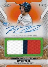 KYLE TEEL 2025 Topps Pro Debut AUTO Jumbo Relic Orange 11/25 White Sox 🔥⚾🔥