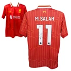 Mohammad Salah Signed Liverpool FC Home Soccer Jersey #11 with Beckett COA