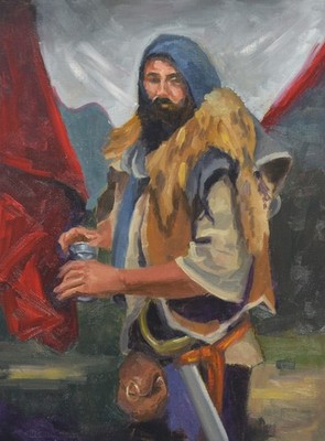 Original Oil Painting 12x16 by Artist Nick Froyd Titled ''Goblet of Wine''
