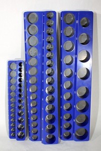 SWANLAKE METRIC MAGNETIC SOCKETS ORGANIZER 3 PIECES 1/4,3/8,1/2" DRIVE