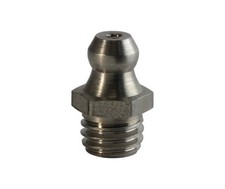 Grease Fitting Zerk M8x1.25 Taper Thread Stainless Steel PV (6 Pieces)