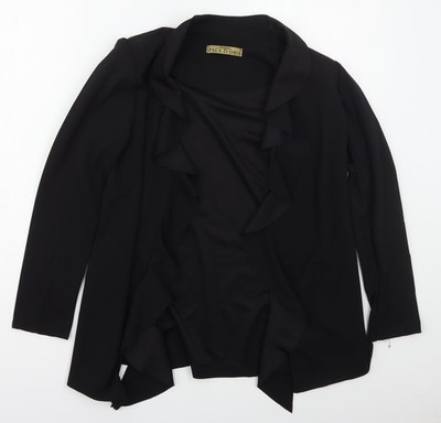 Schwarze Damenjacke UK Größe S Paula D'Oro
